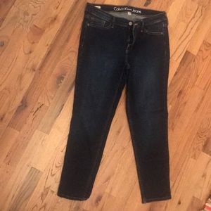 Dark blue jeans/ankle skinny